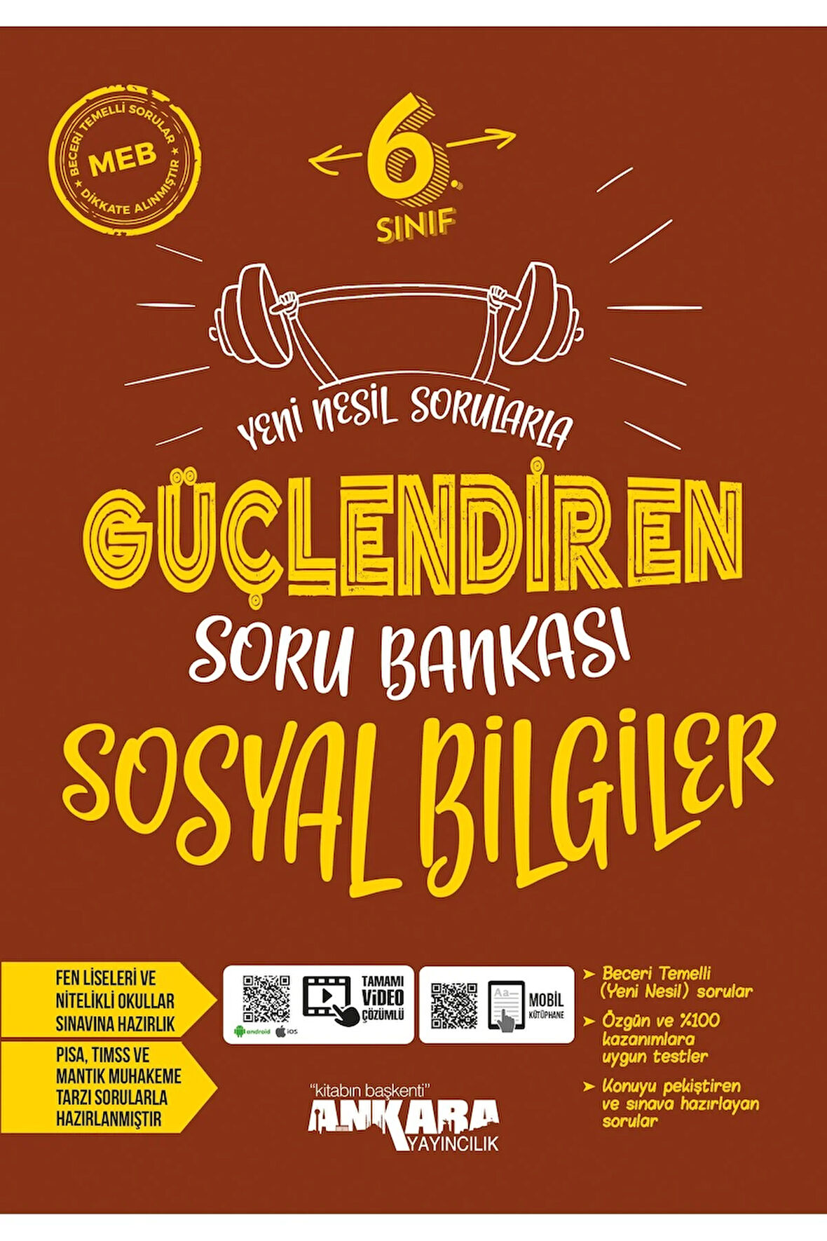 6. Sınıf Sosyal Bilgiler Güçlendiren Soru Bankası 2023-24 Dönemi