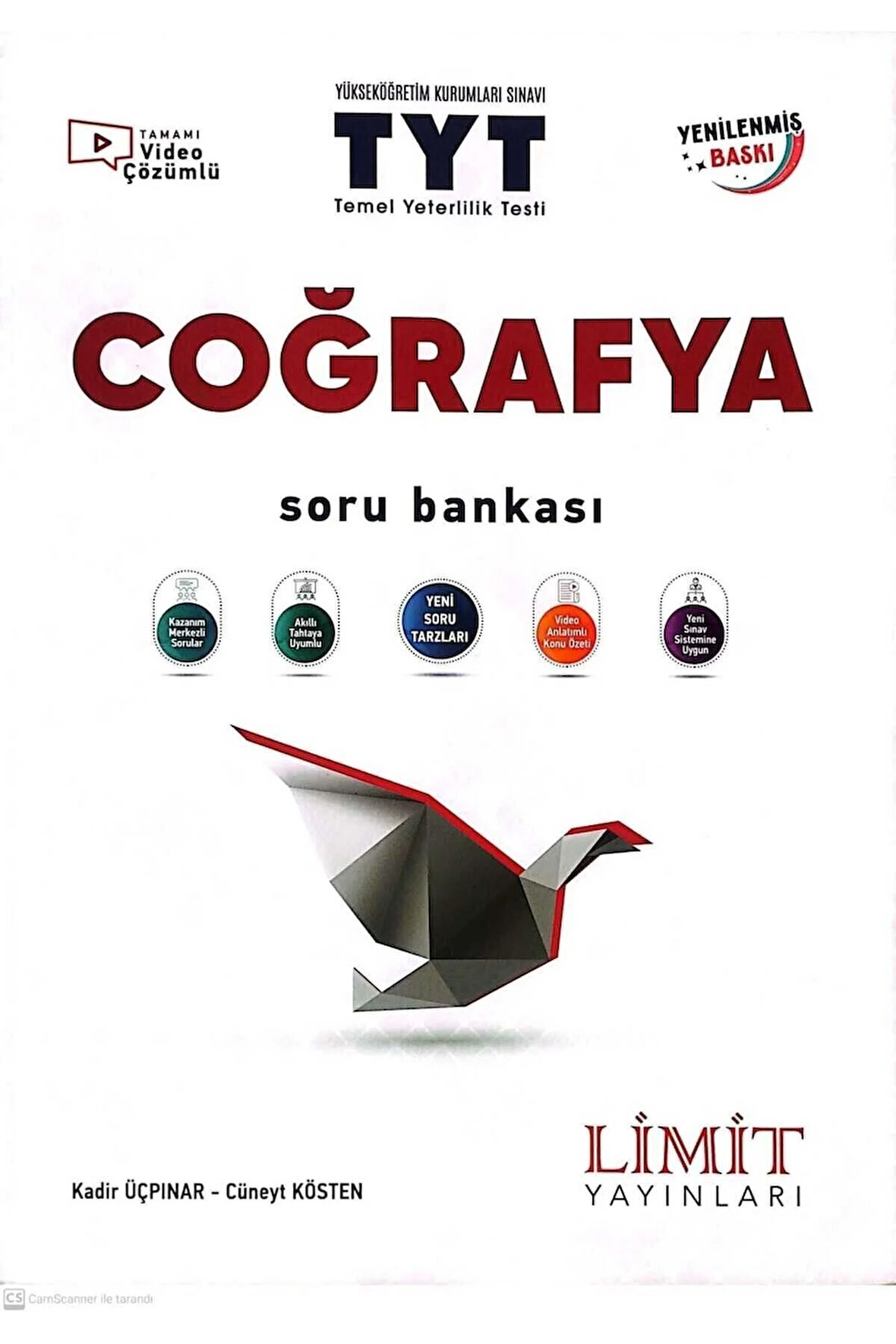 LİMİT YAYINLARI TYT COĞRAFYA SORU BANKASI 2024 BASKI