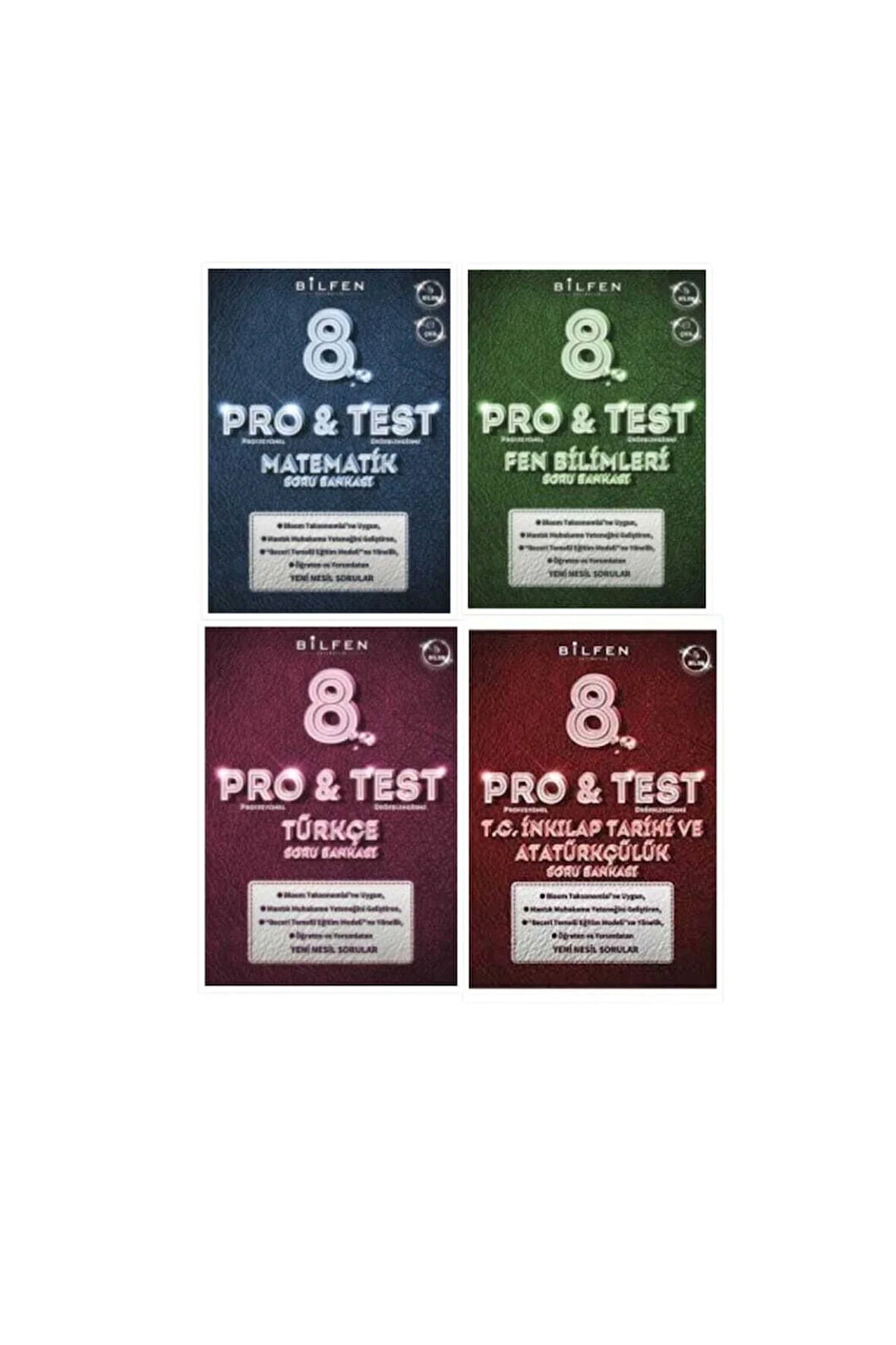 Protest 8. Sınıf Matematik Türkçe Fen Bilimleri Inkilap Soru Bankası 4 Kitap 2023