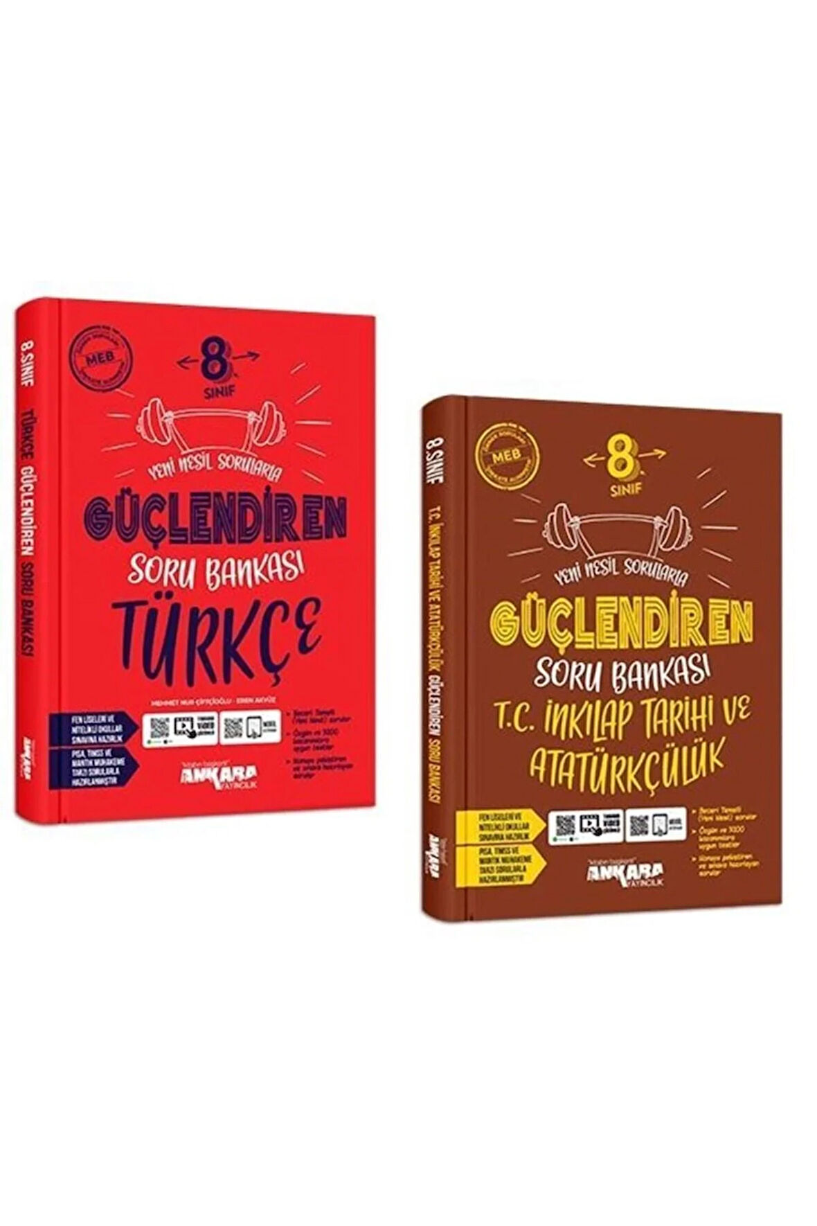 Ankara 2025 8. Sınıf Türkçe Inkılap Güçlendiren Soru Seti 2 Kitap