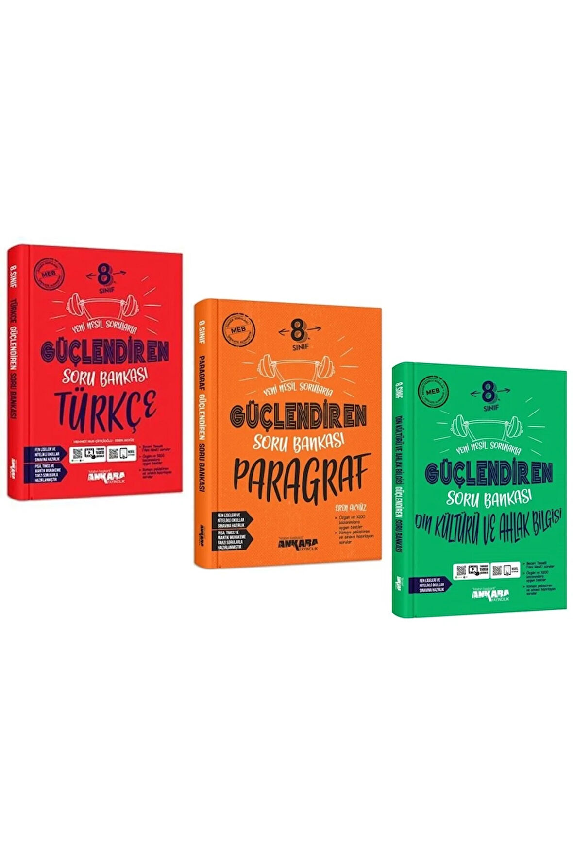 Ankara 2025 8. Sınıf Türkçe Paragraf Din Güçlendiren Soru Seti 3 Kitap