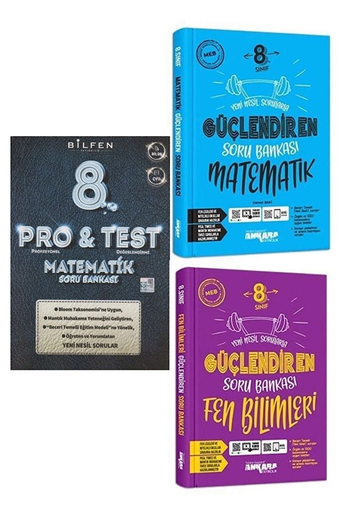 8.sınıf Lgs Bilfen Protest Matematik Sb- Ankara Yay. Mat-fen Bilimleri Sb.