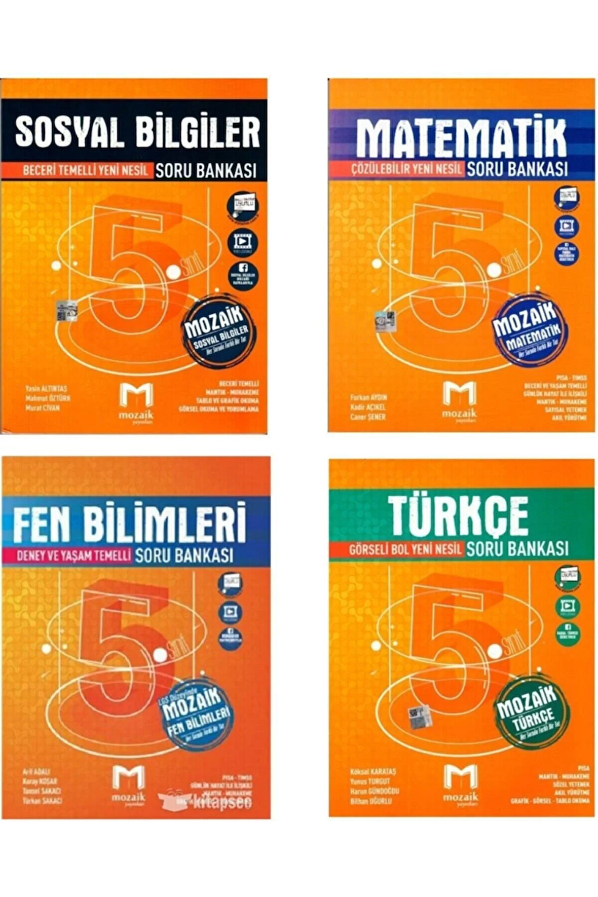 Mozaik 5.sınıf Soru Bankası Seti