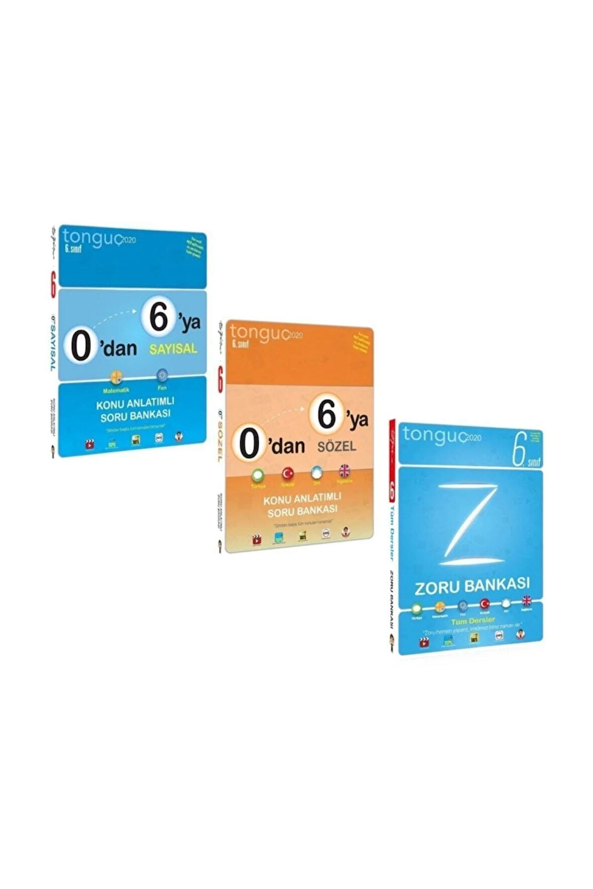 Tüm Dersler 0 Dan 6 Ya Konu Ve Zoru Bankası Seti 6. Sınıf