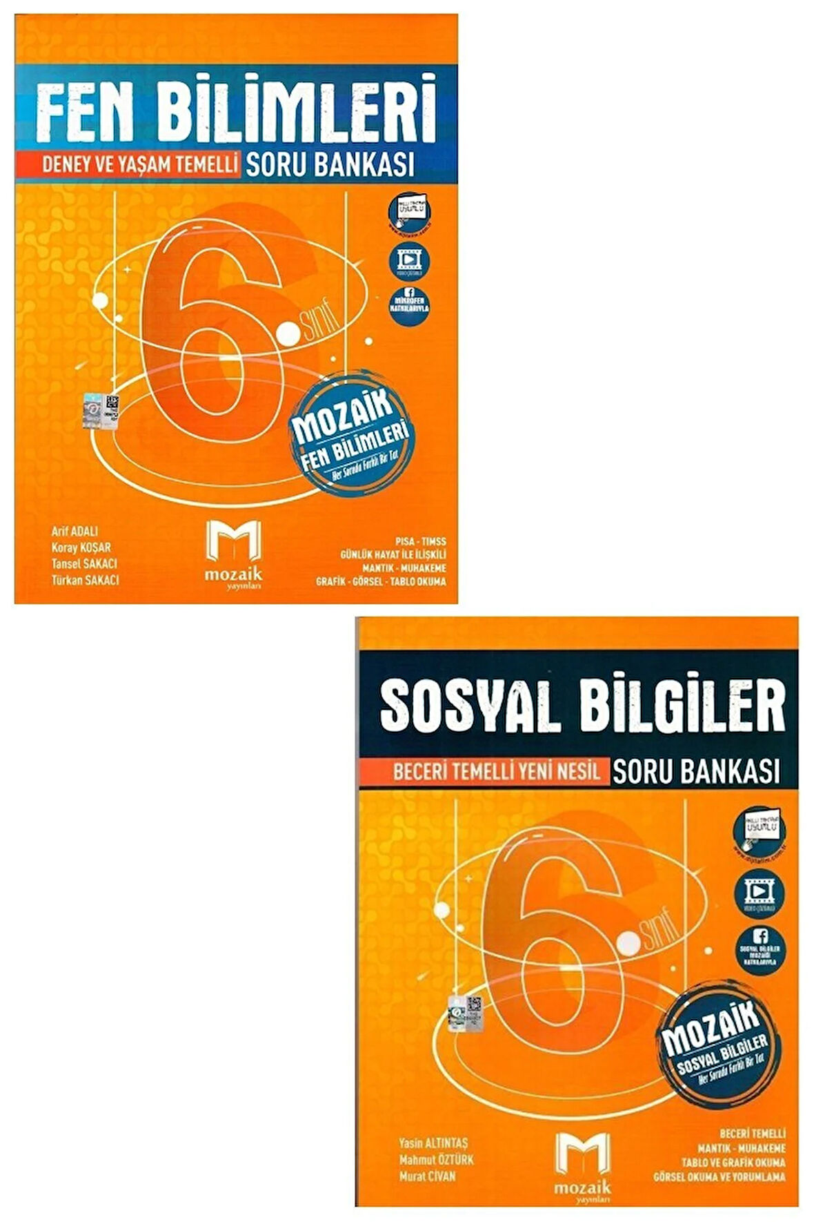 6. Sınıf Fen Bilimleri + 6. Sınıf Sosyal Bilgiler Soru Bankası