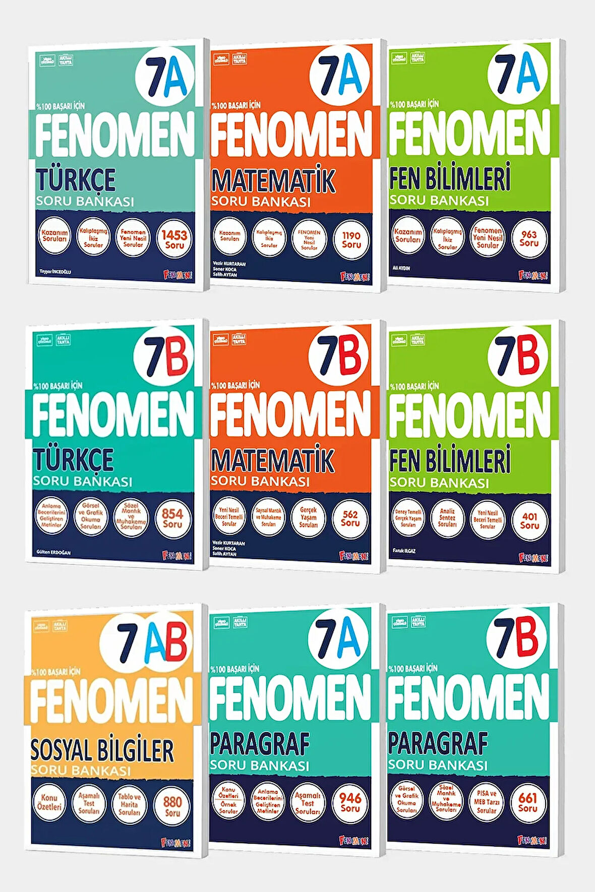 2025 Fenomen 7. Sınıf 9'lu A-B Full Set