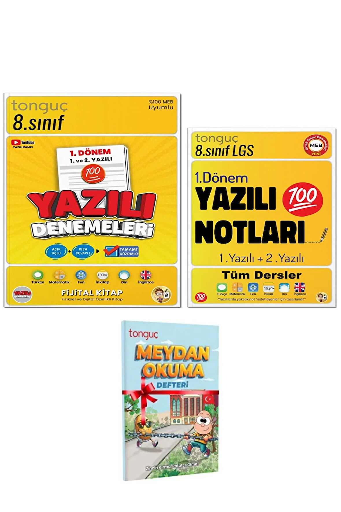 8. Sınıf Yazılı Denemeleri 1. Dönem 1 ve 2. Yazılı -8. Sınıf Yaz. Not 1. Dön.1-2 Yaz. Ve Meydan Hed.