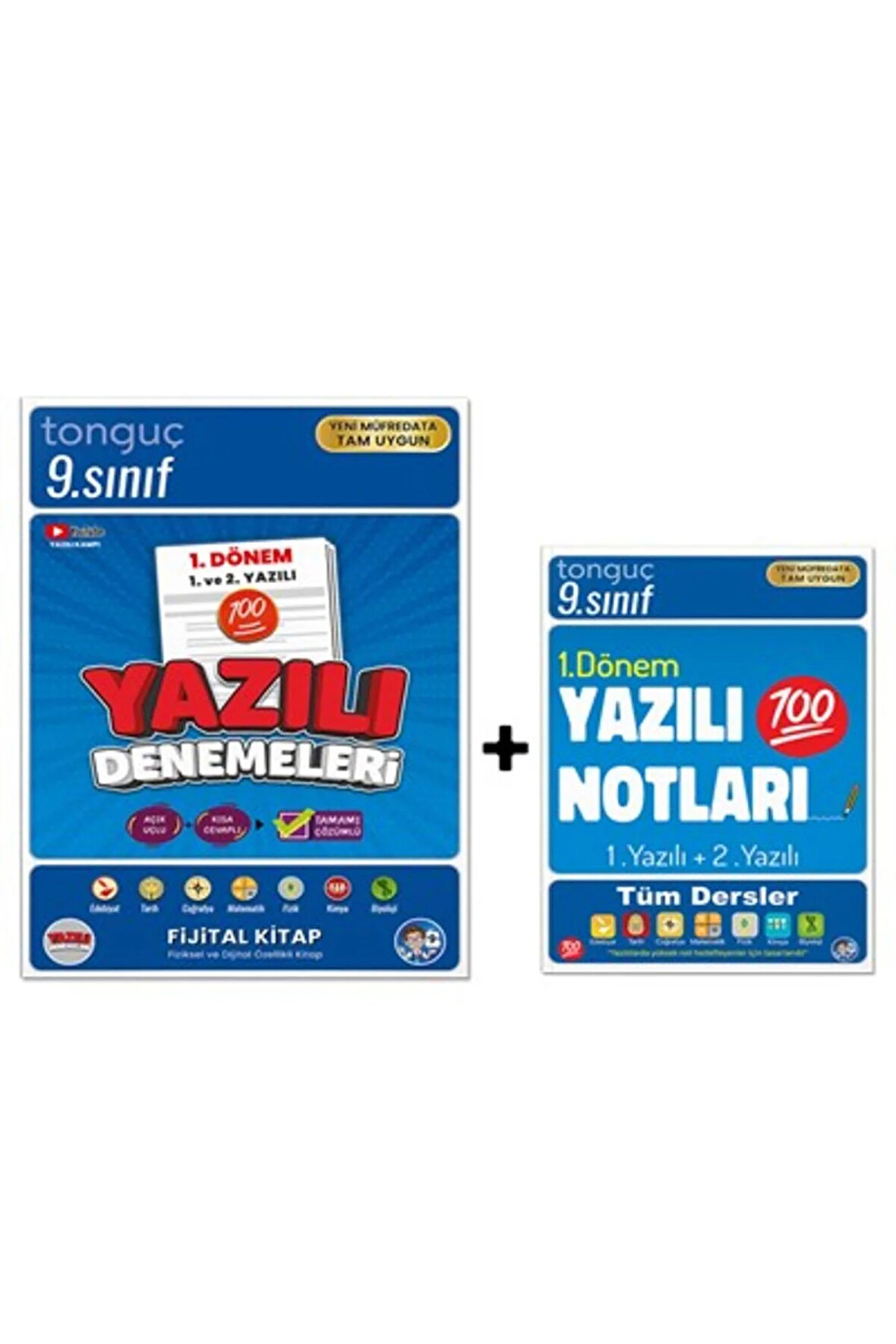 9. Sınıf 1. Dönem Yazılı Denemeleri ve Yazılı Notları - Tonguç Yayınları