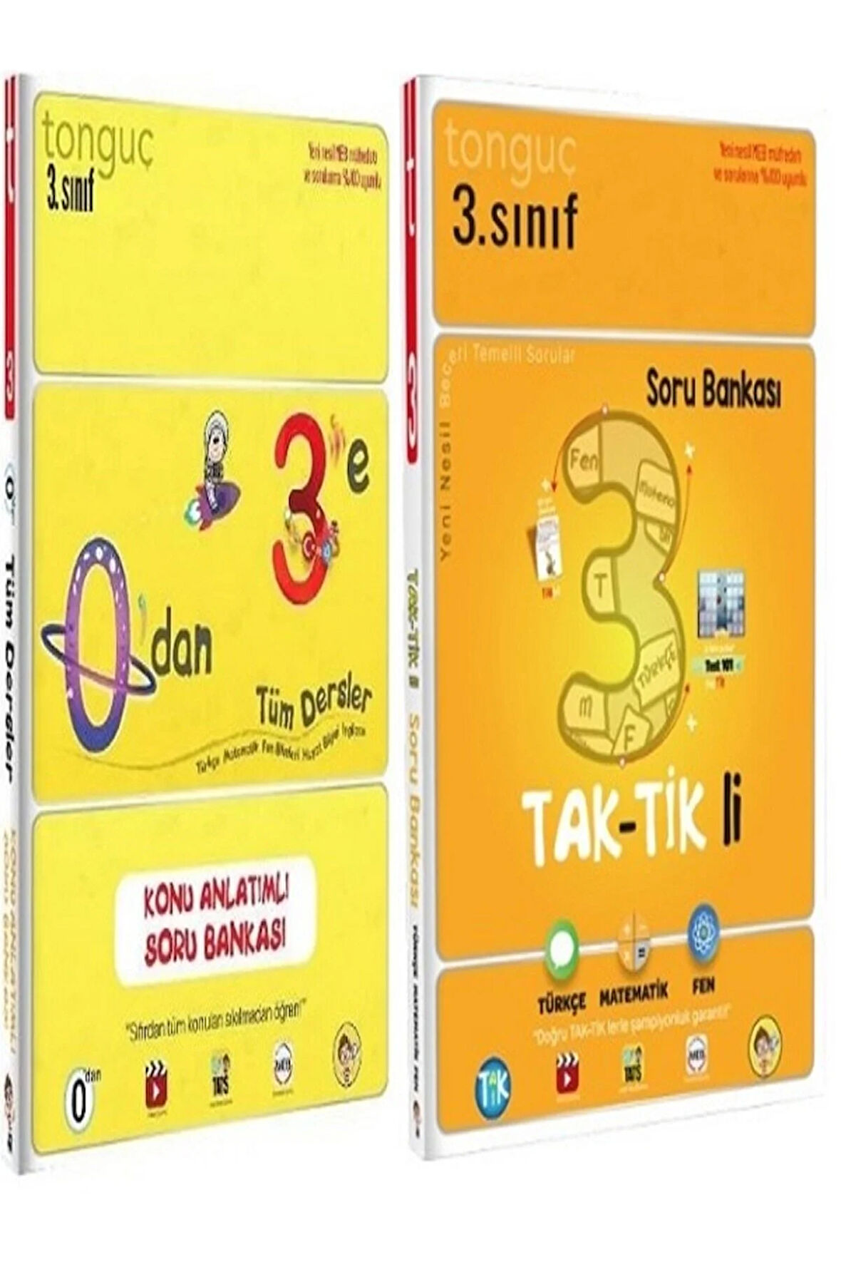 Tonguç Akademi 3.Sınıf Taktikli Soru Bankası ve Konu Anlatımı Seti