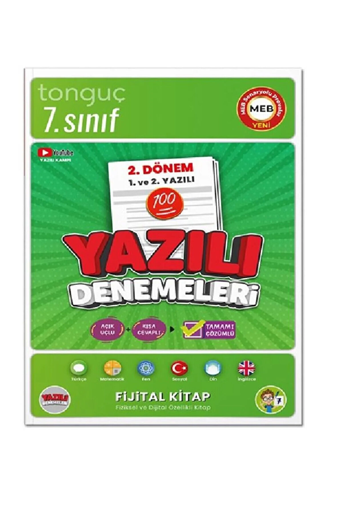 Tonguç 7. Sınıf Yazılı Denemeleri 2. Dönem 1 ve 2. Yazılı