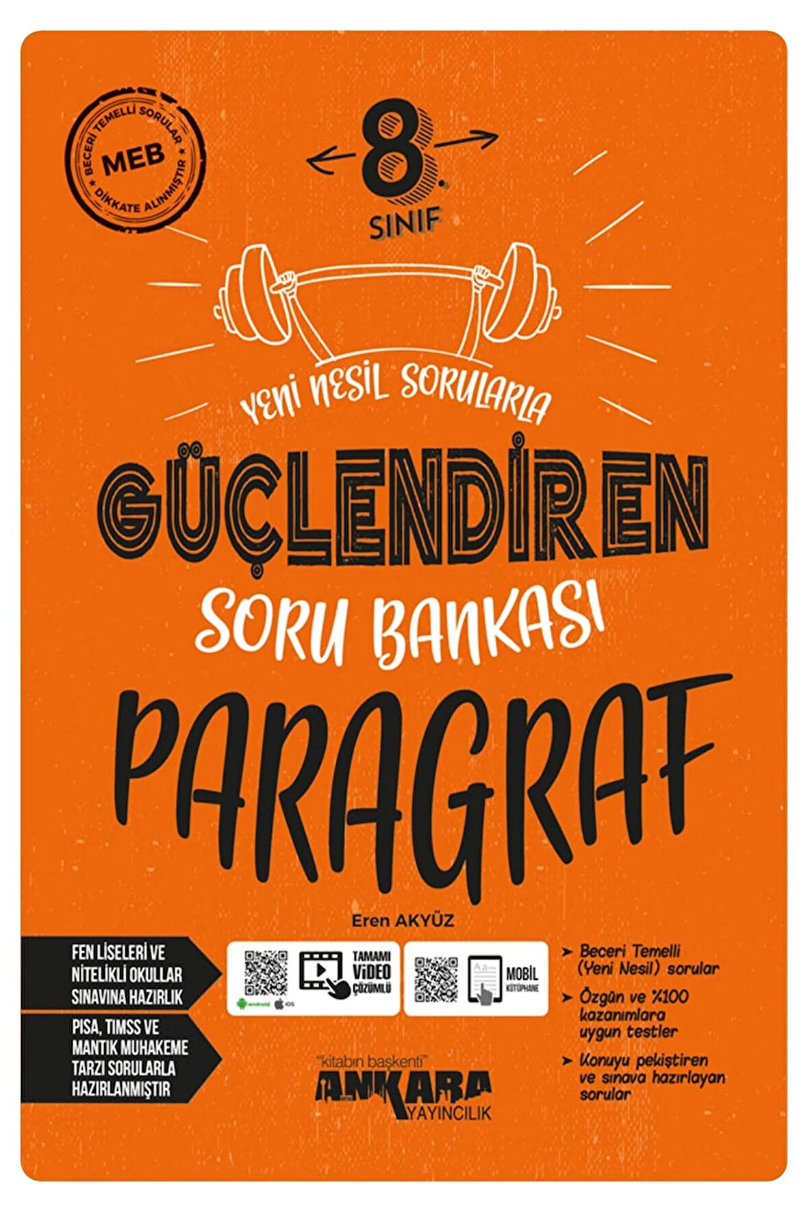 2024 Müf. 8.Sınıf Paragraf Güçlendiren Soru Bankası "Yeni Nesil Sorularla"