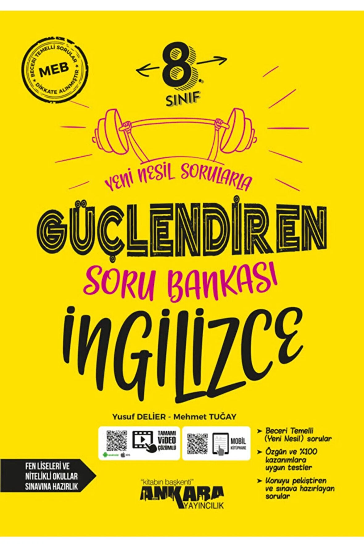 Ankara Yayıncılık 8.Sınıf İngilizce Yeni Nesil Sorularla Güçlendiren Soru Bankası