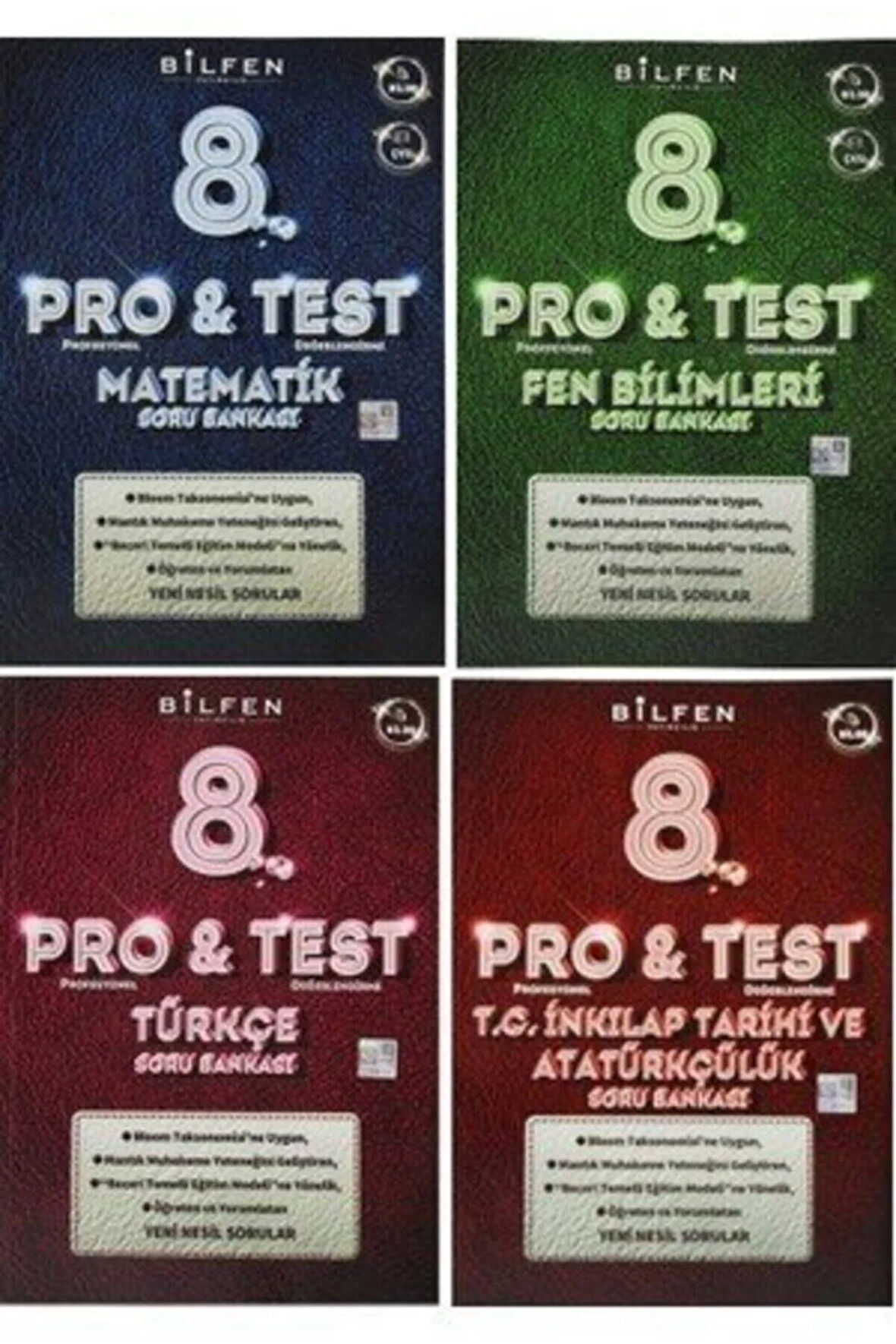 Bilfen 8.sınıf Lgs Protest 4'lü Yeni Nesil Soru Bankası Seti