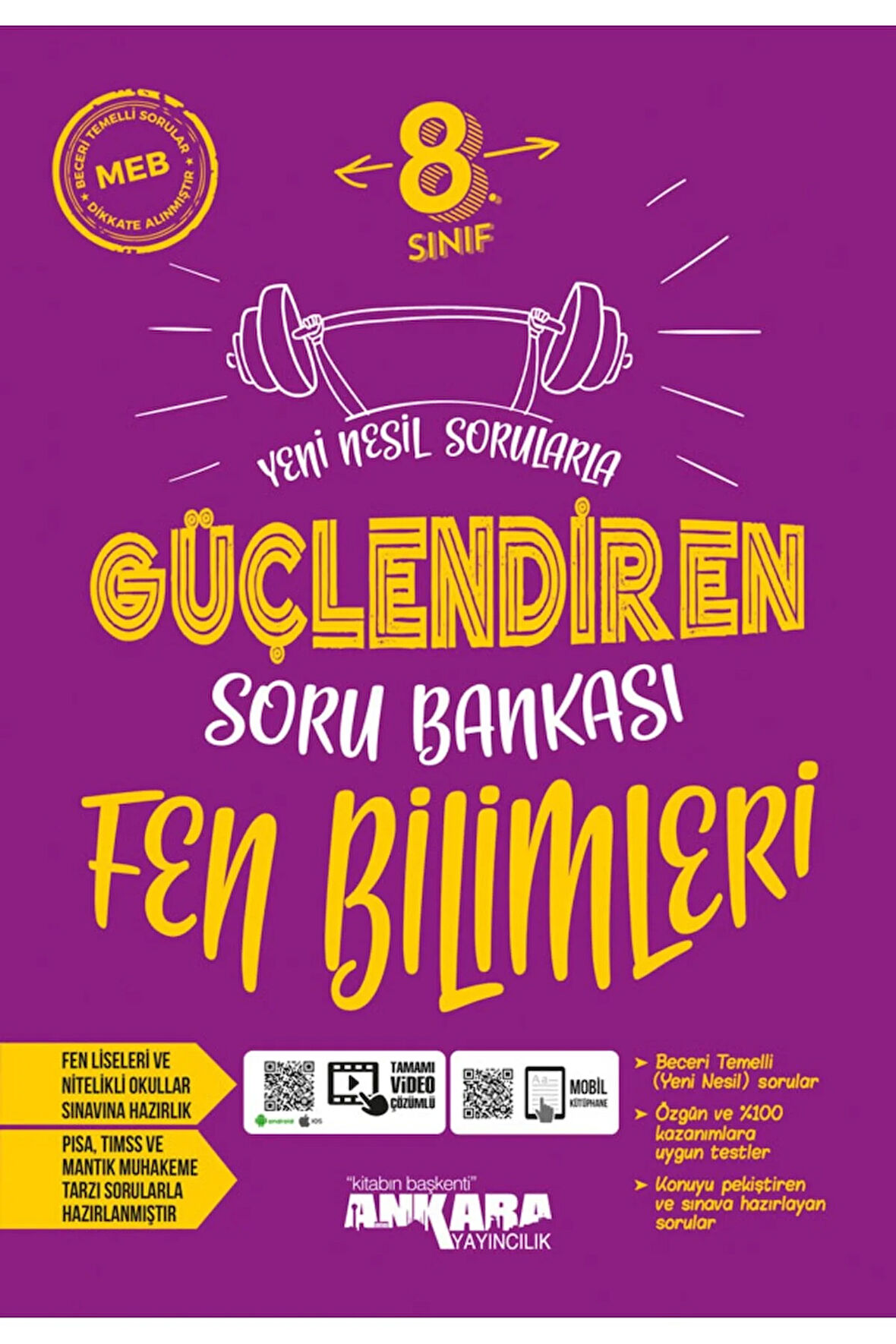 8. Sınıf Fen Bilimleri Güçlendiren Soru Bankası 2023-24 Dönemi