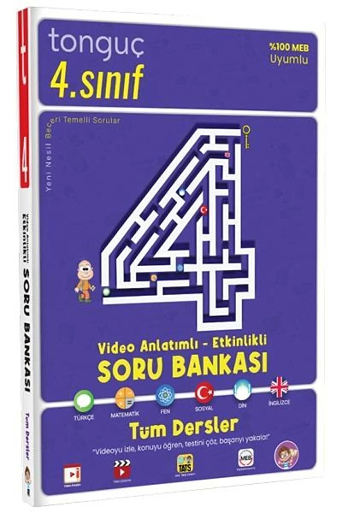 4. Sınıf Tüm Dersler Video Anlatımlı - Etkinlikli Soru Bankası -