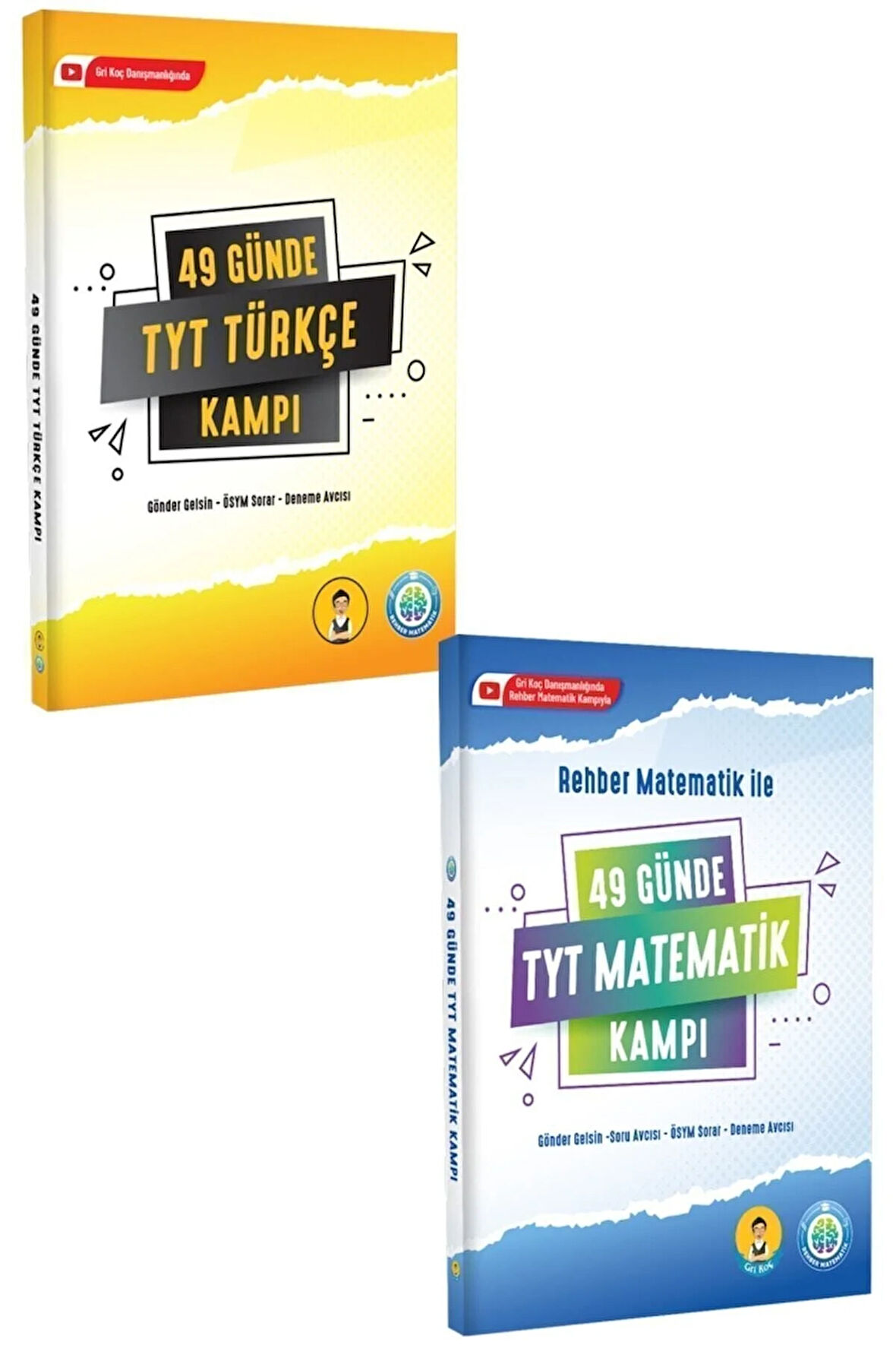 Rehber Matematik Rehber Türkçe 49 Günde Tyt Matematik 49 Günde Tyt Türkçe Kampı 2 Kitap Set