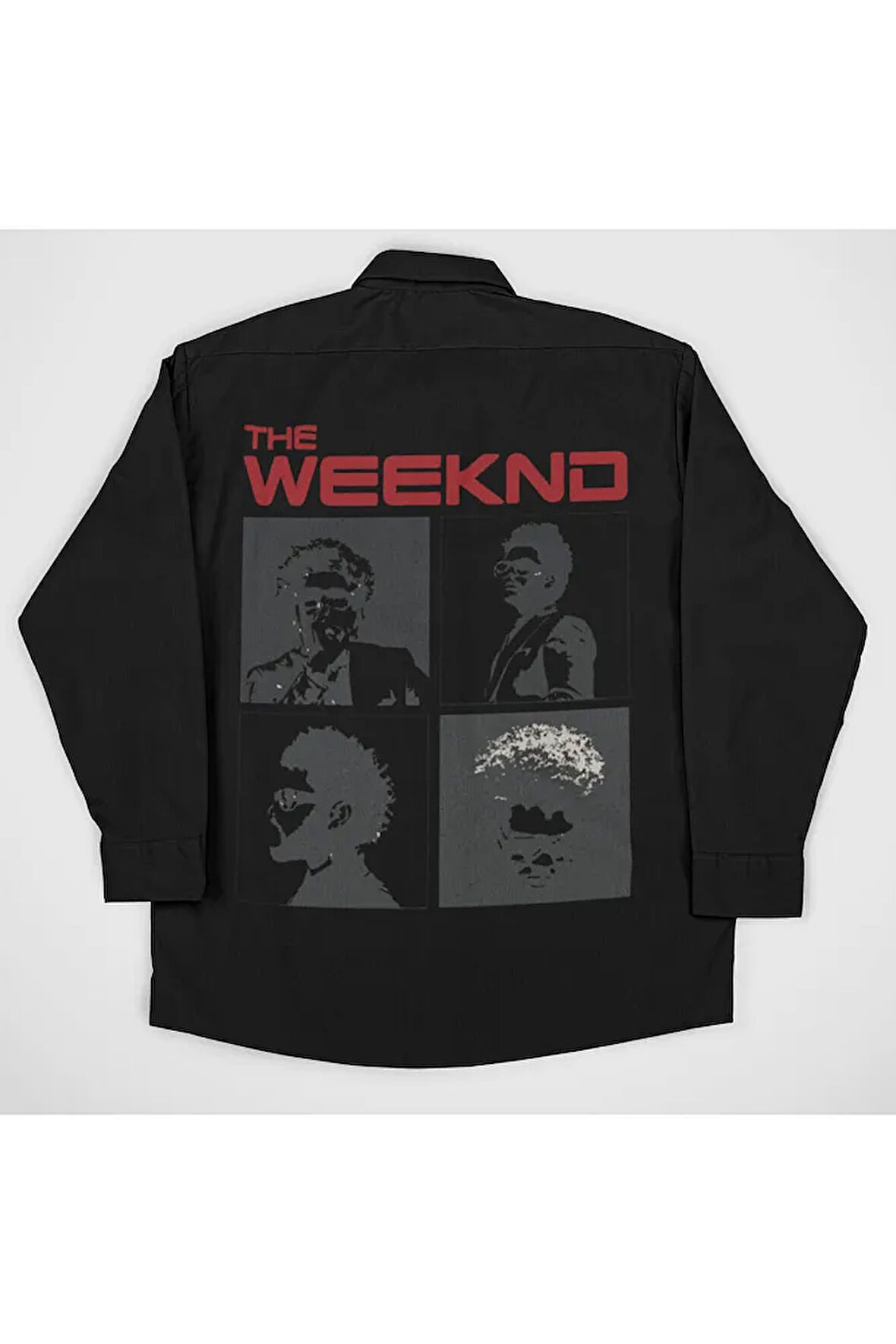 The Weeknd Baskılı Unisex Rapper Gömlek