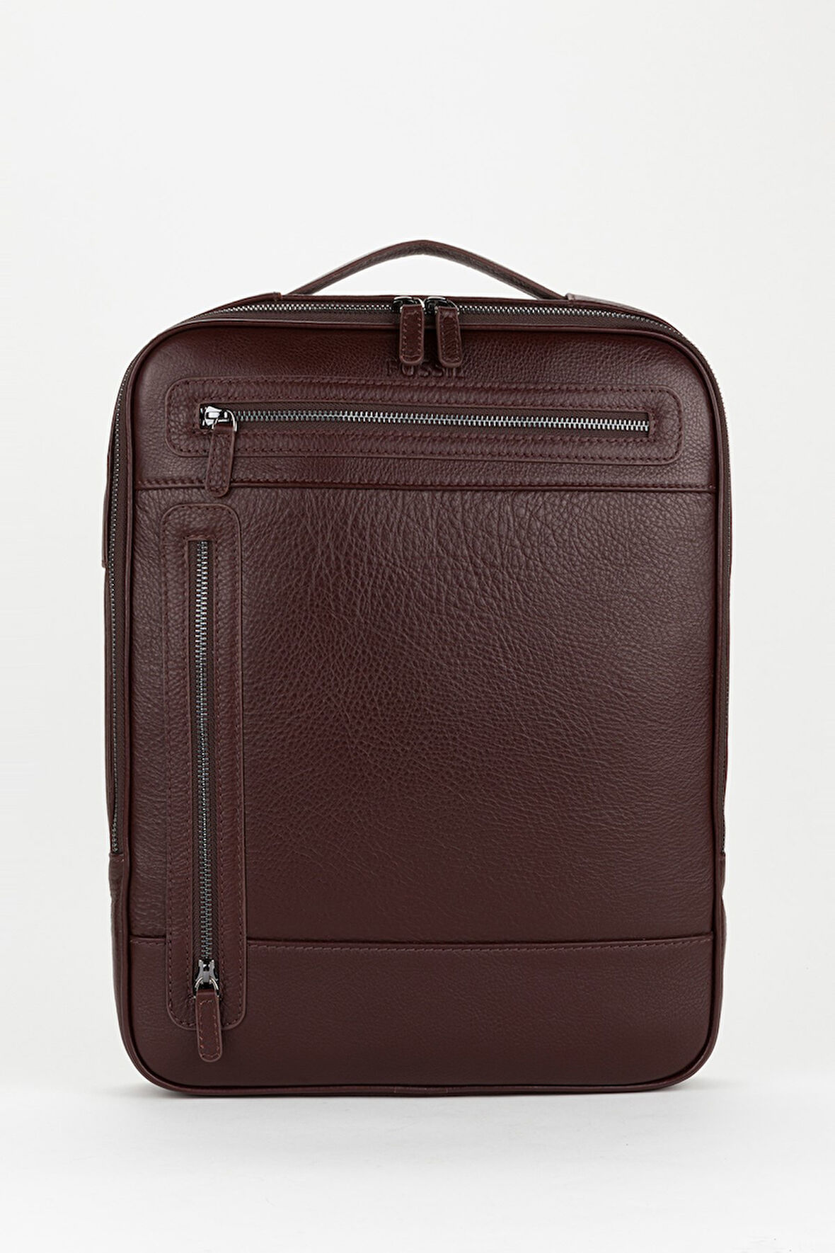 %100 Hakiki Deri 15,6 inç Laptop & Evrak Çantası Sırt Çantası