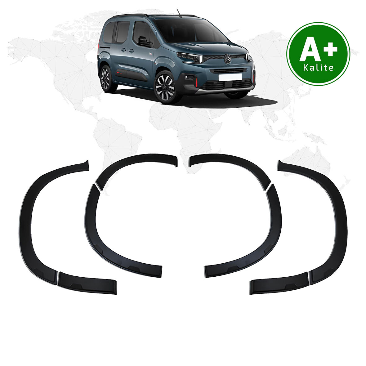 Citroen Berlingo Dodik Seti 8 Parça 2024 Model ve Sonrası