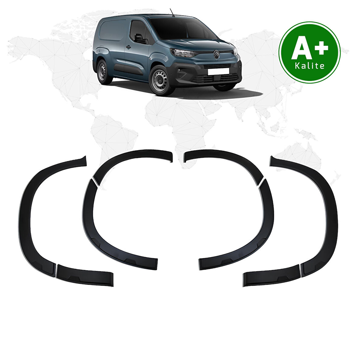 Citroen Berlingo Panelvan Dodik Seti 8 Parça 2024 Model ve Sonrası