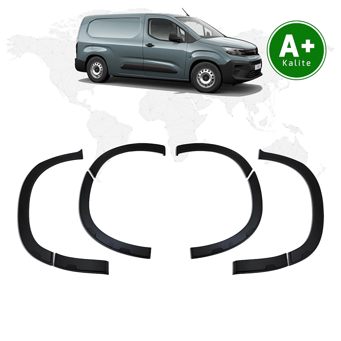 Opel Combo Panelvan Dodik Seti 8 Parça 2024 Model ve Sonrası