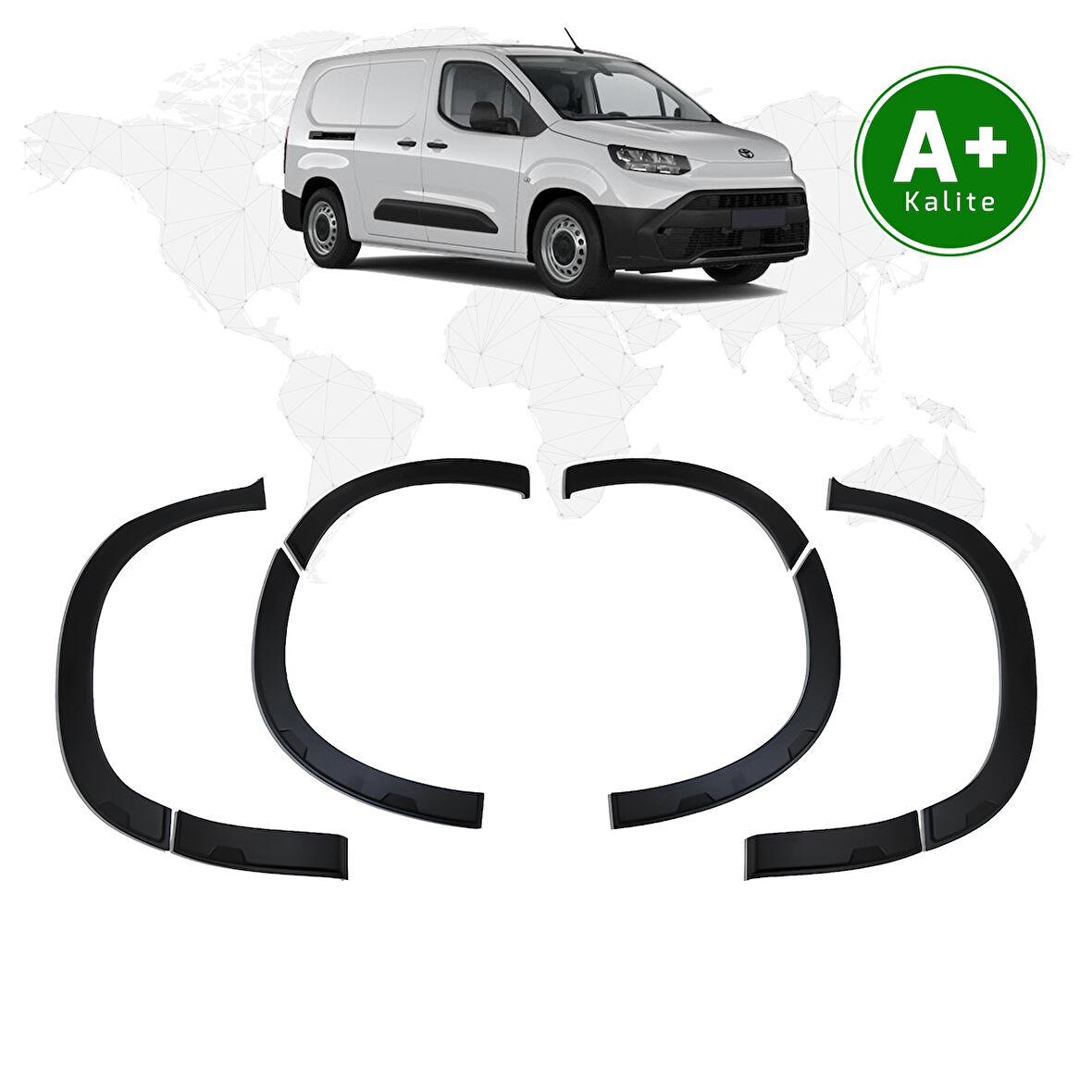 Toyota Proace City Panelvan Dodik Seti 8 Parça 2024 Model ve Sonrası