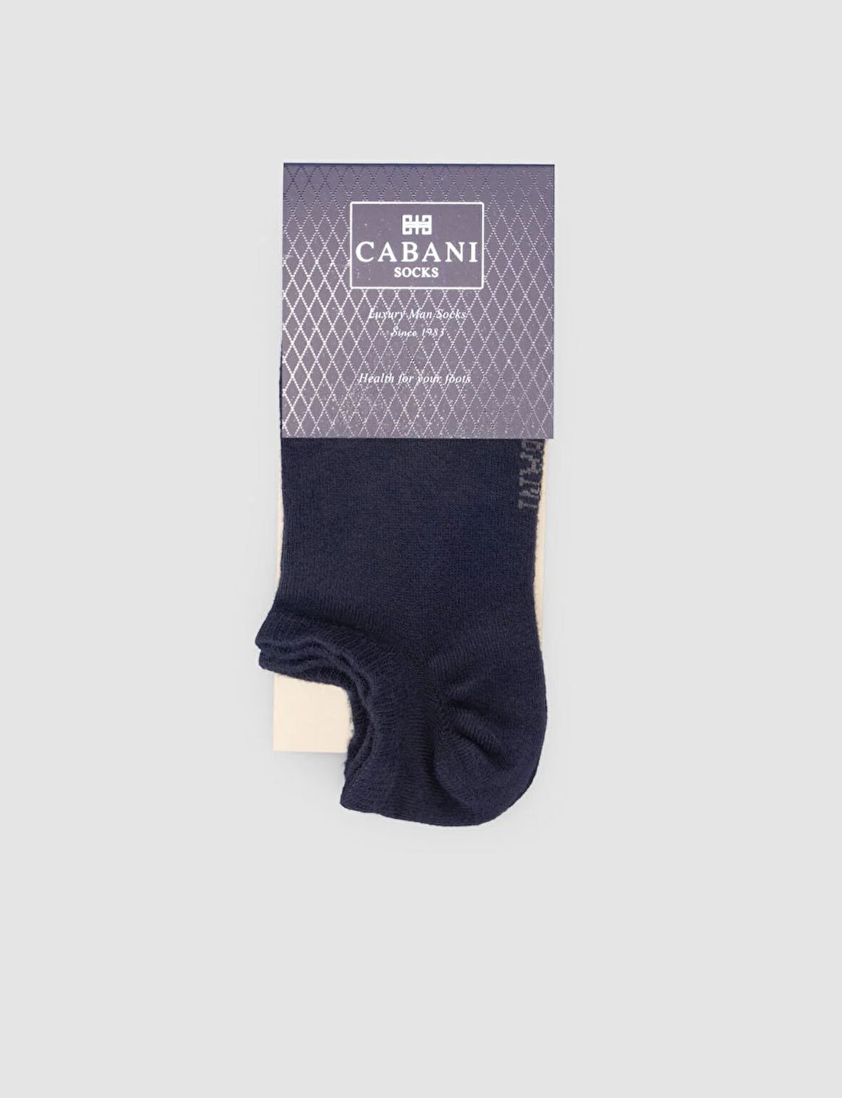 Cabani Bambu Lacivert Erkek Sneaker Çorap