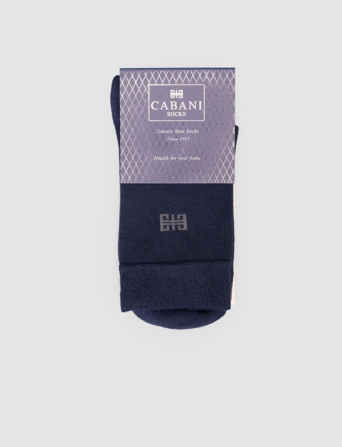 Cabani Bambu Soket Lacivert Erkek Orta Konç Çorap