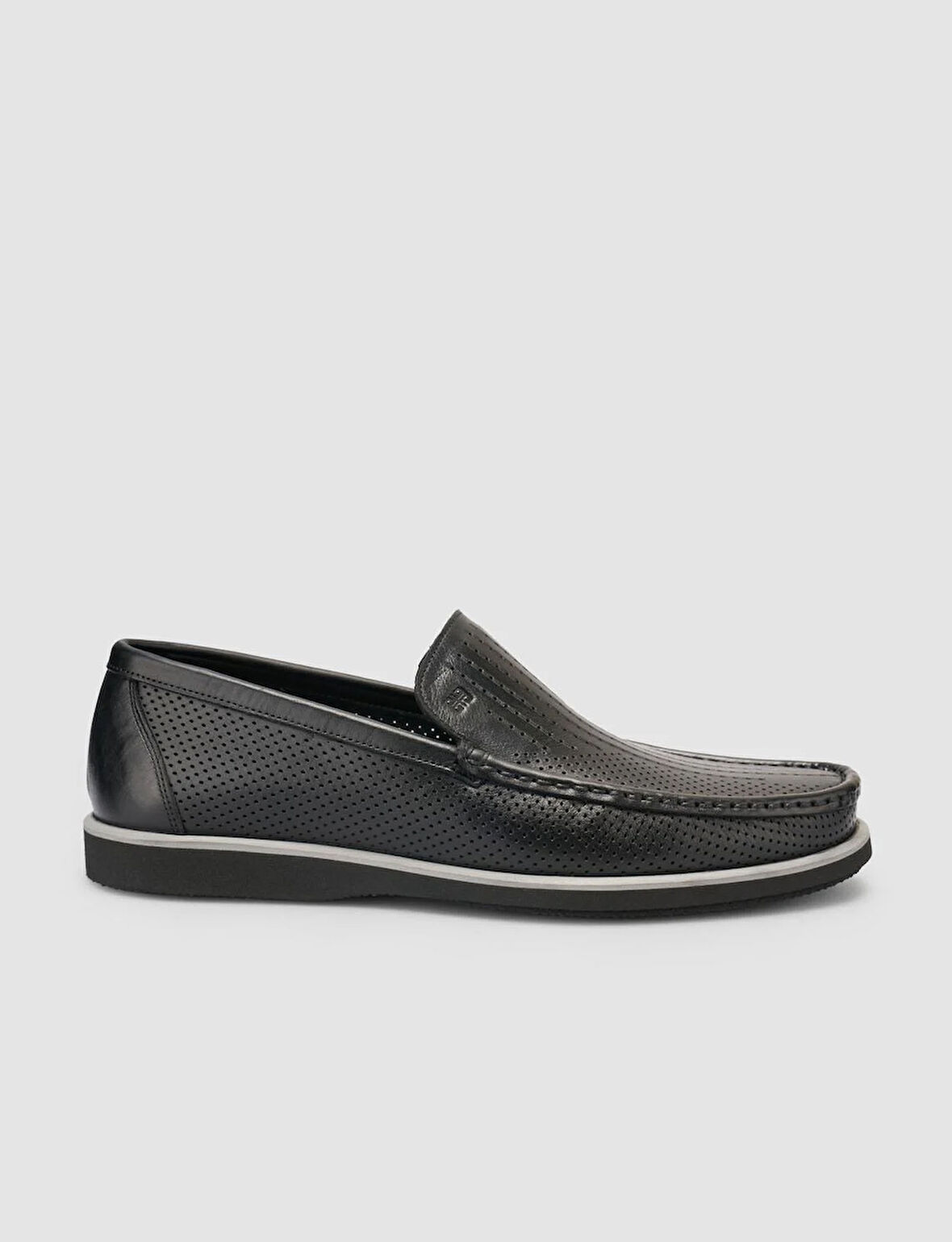 %100 Hakiki Deri Siyah Erkek Loafer