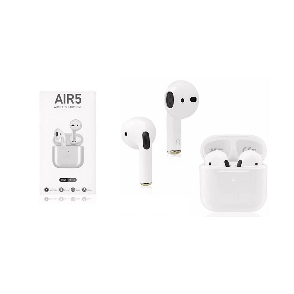 SW29 Air 5 Bluetooth Kulaklık Koruma Kılıfı Hediyeli