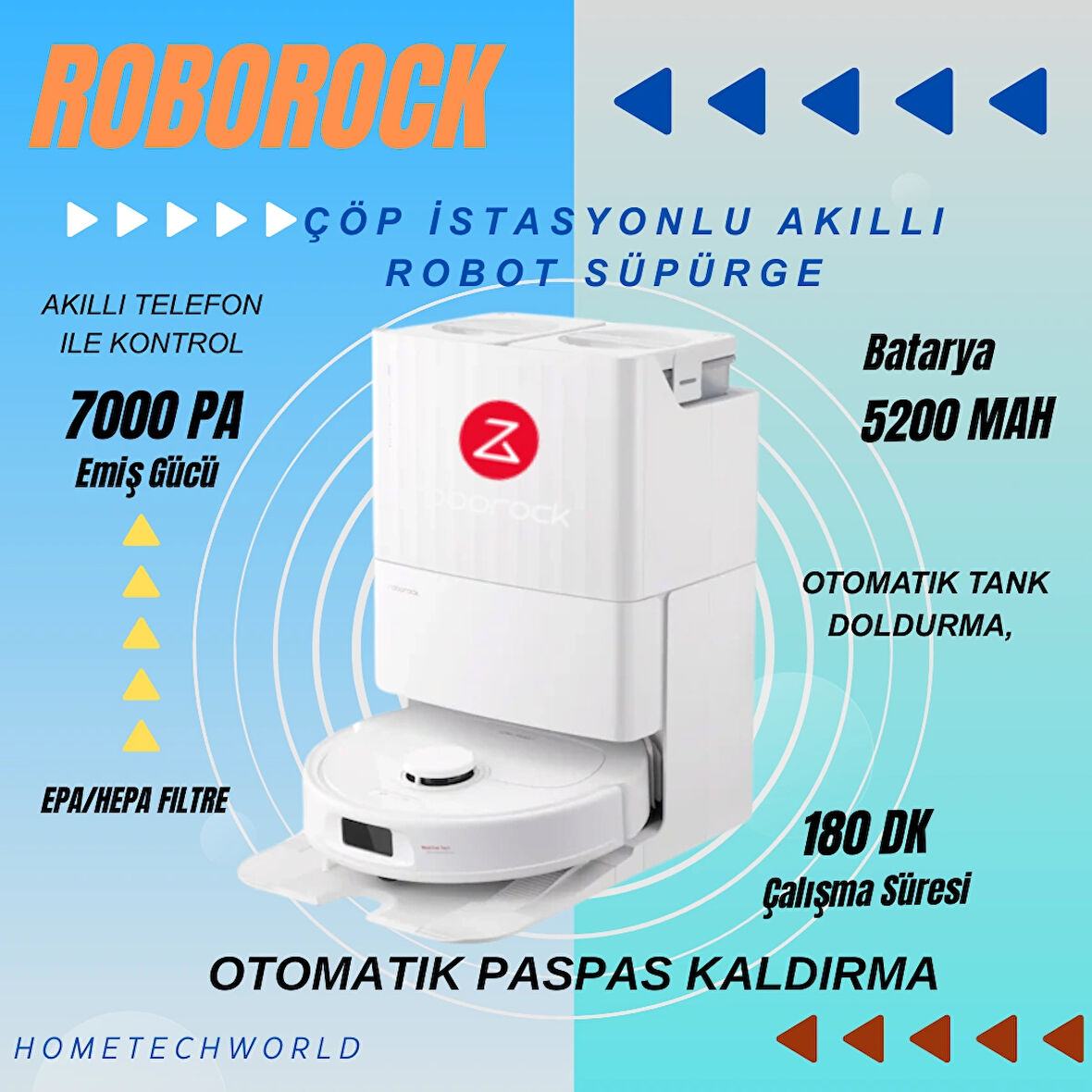 Roborock Revo Akıllı Robot Süpürge