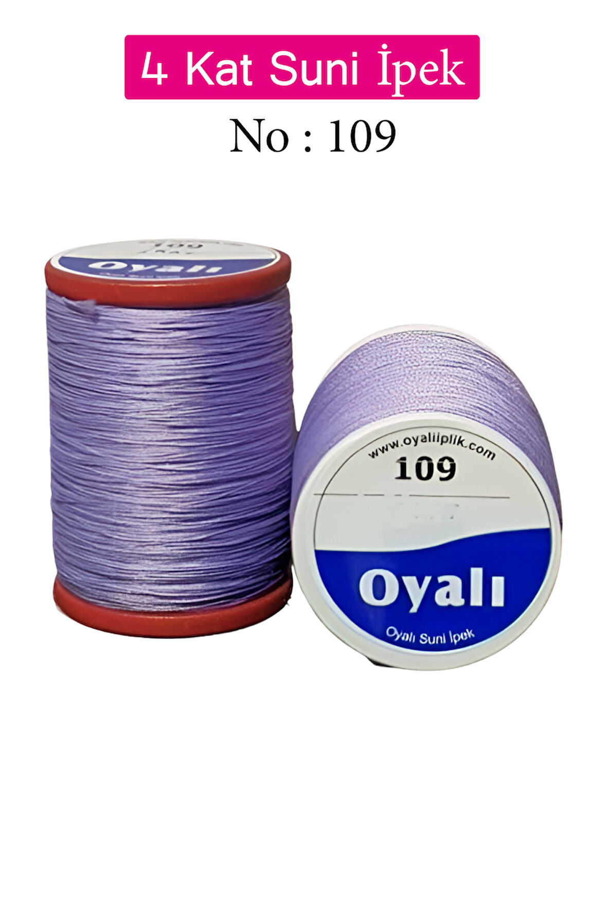 Oyalı 4 Kat Suni İpek İplik İğne Oyası Boncuk İpi Tığ Oyası No:109