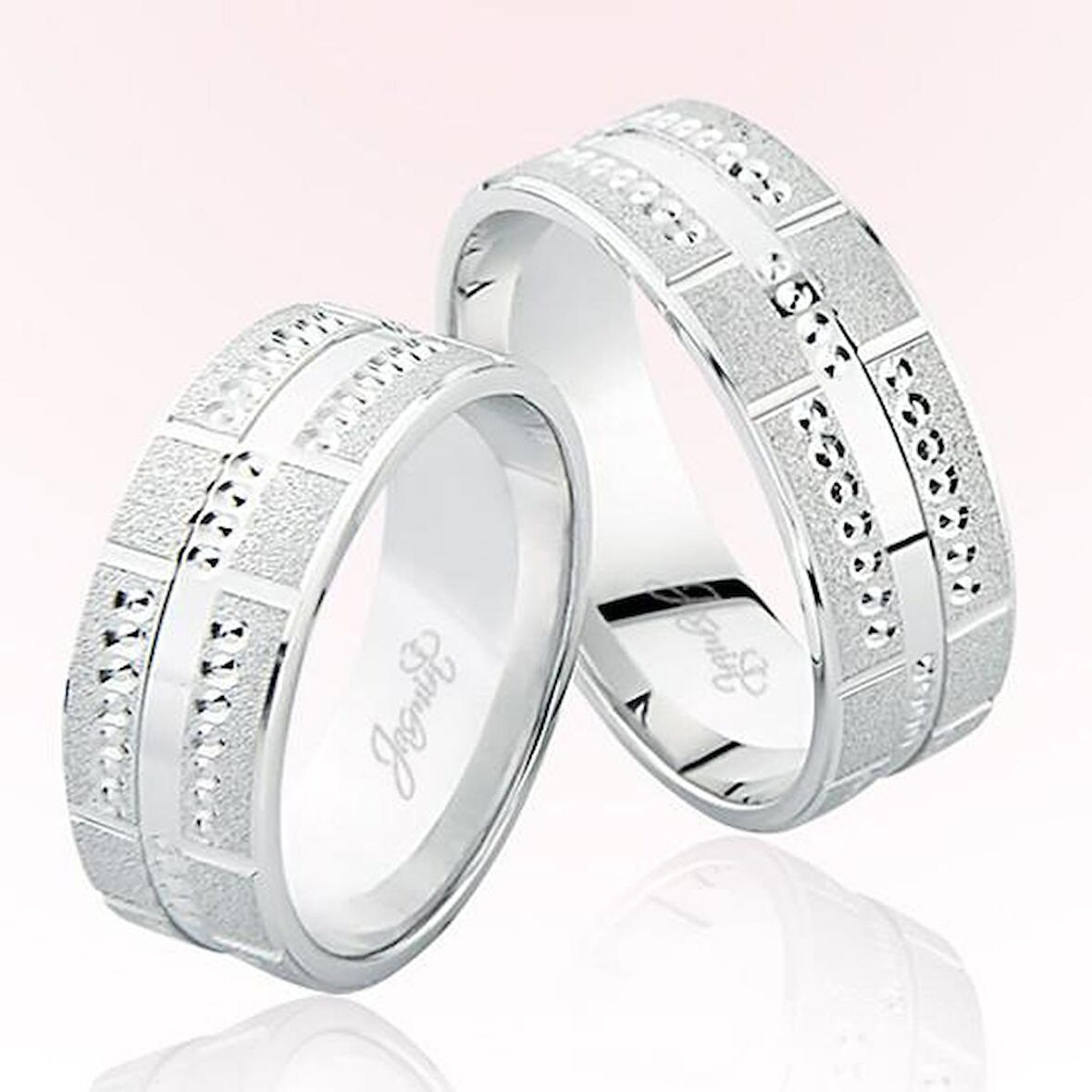 Beyaz Altın Alyans 7004