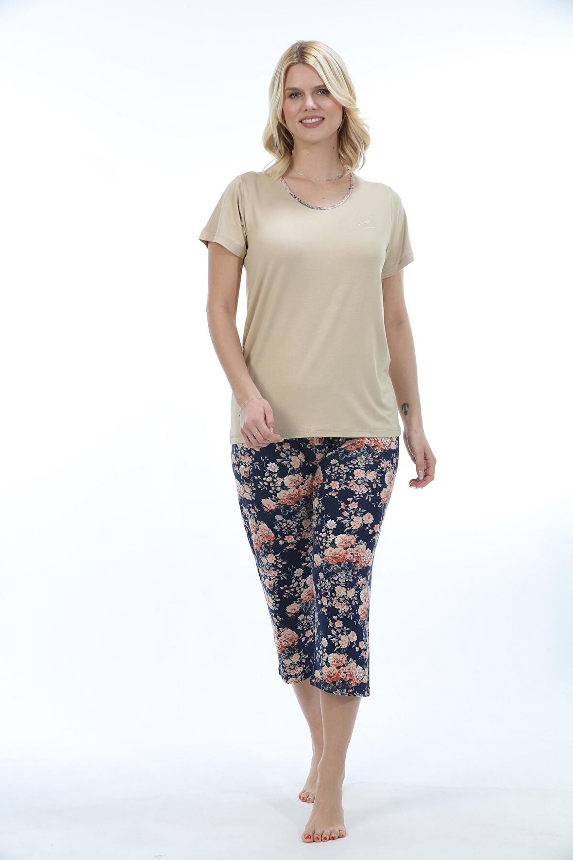 Etoile Bambu Kadın Kapri Takım Pijama 71028