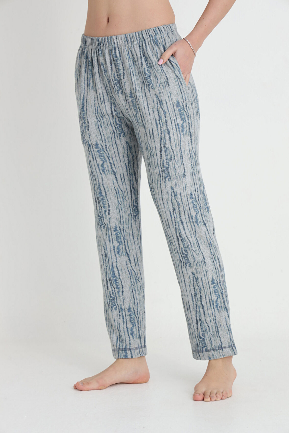 Etoile Kadın Pamuklu Devetüyü Pijama Altı Bordo 1004