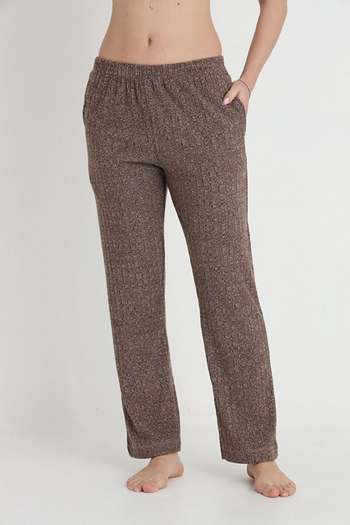 Etoile Kadın Pamuklu Devetüyü Pijama Altı Bordo 1005