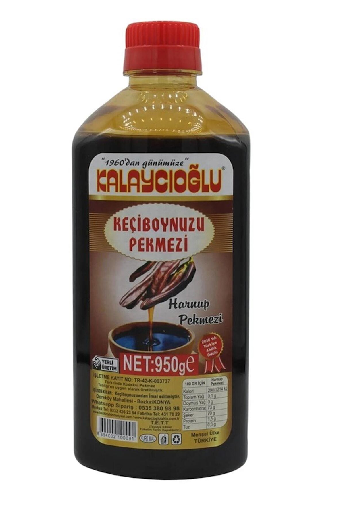 Keçiboynuz (Harnup) Pekmezi 950 gr