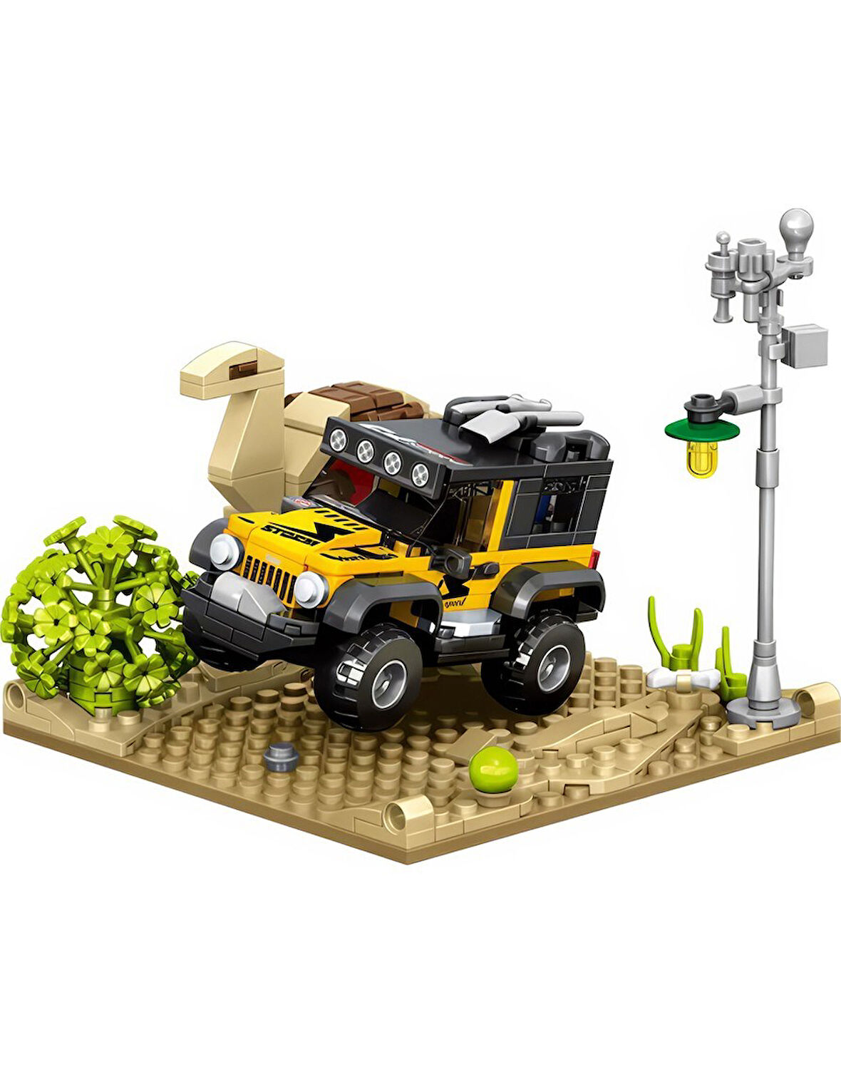 Sembo Block Cool Convoy Wranger Off-Road 358 Parça Yapı Blokları LEGO ile Uyumlu (714319)