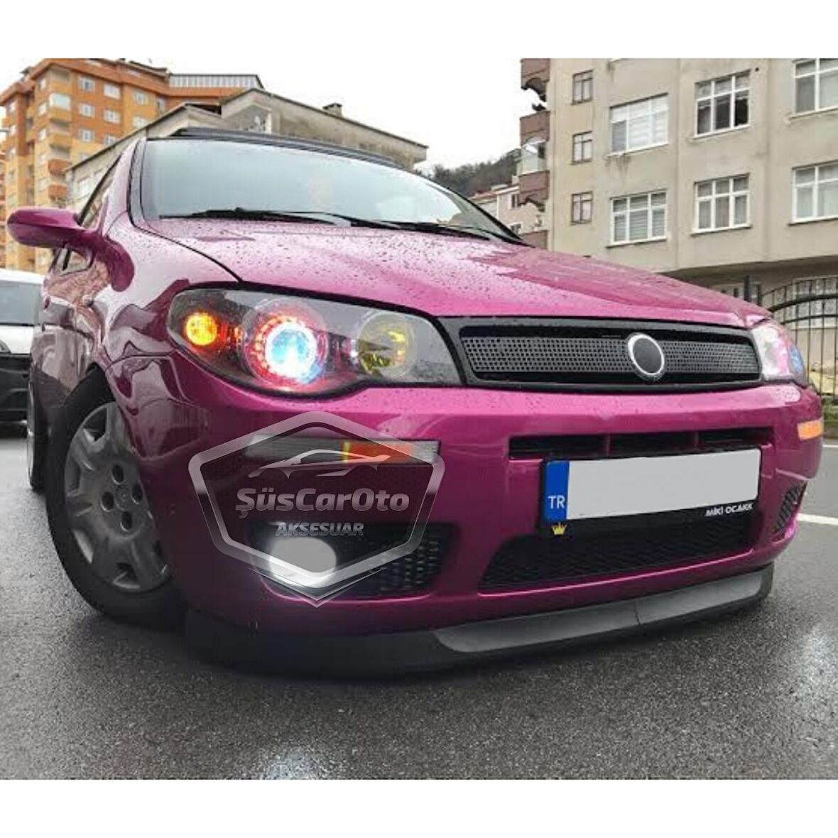 Fiat Albea 2002-2013 Uyumlu Üniversal Astra H lip Esnek Ön Lip 2 Parça Tampon Altı Dil Karlık Ön Ek