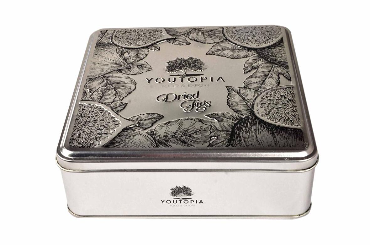 Youtopia Özel Kuru Incir Metal Kutu 700 gr