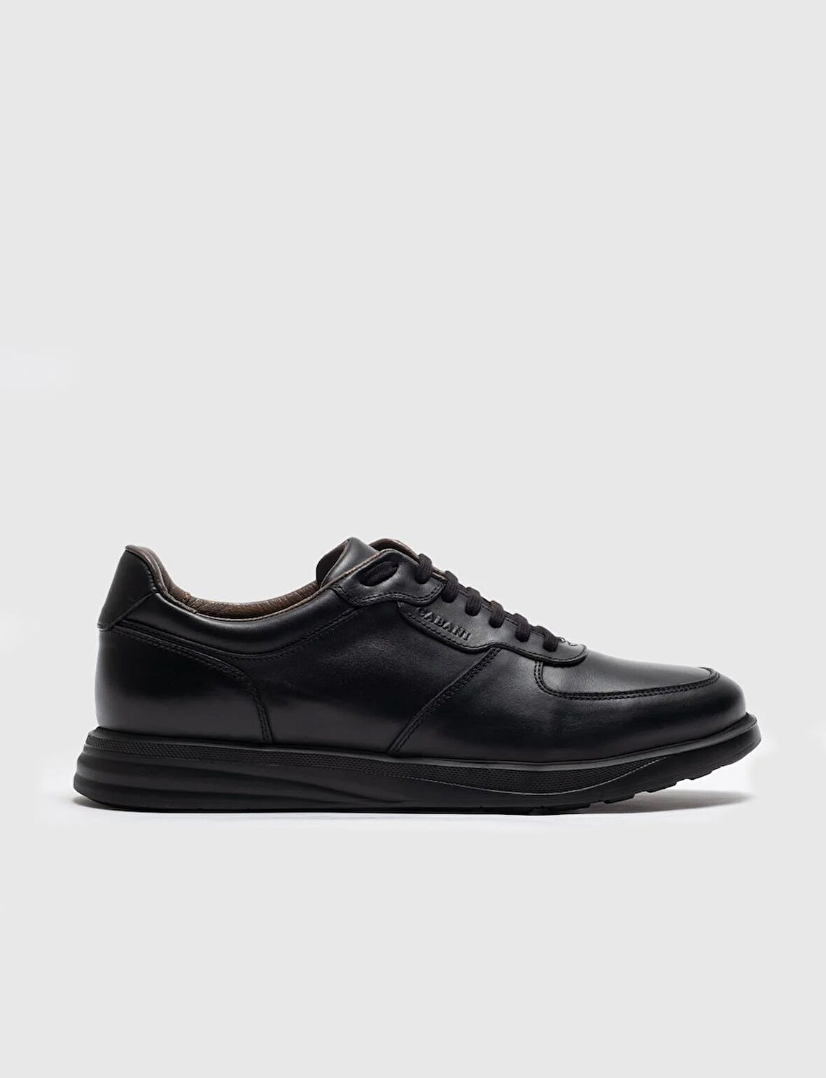 %100 Hakiki Deri Bağcıklı Erkek Sneaker Spor Ayakkabı