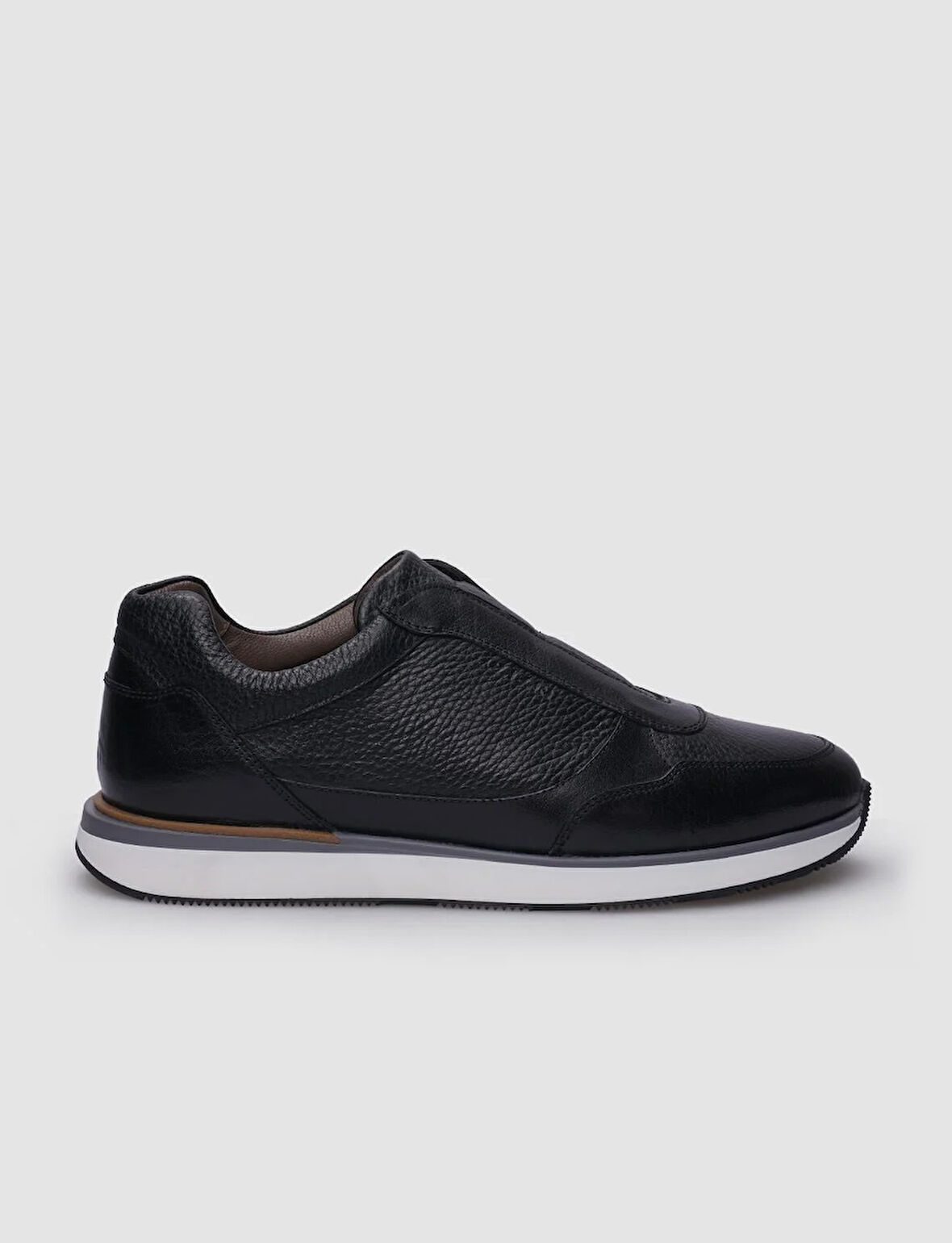 %100 Hakiki Deri Siyah Erkek Sneaker