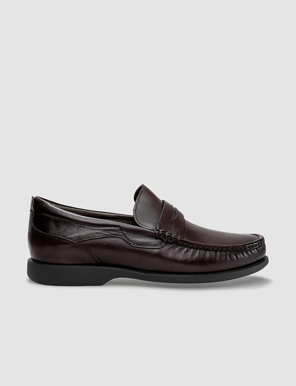 Hakiki Deri Kahverengi Erkek Loafer