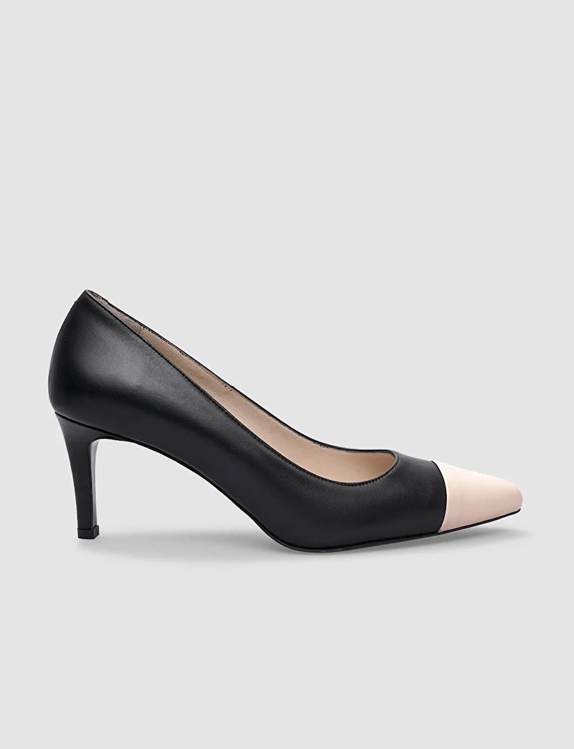 Cabani %100 Hakiki Deri Siyah Kadın Stiletto