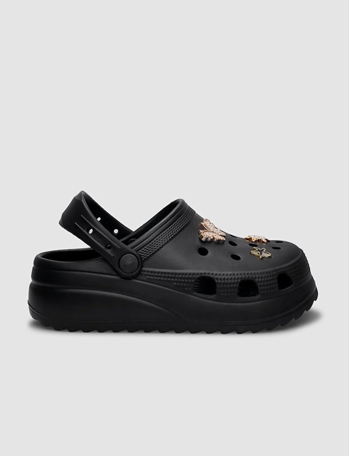 Snx Siyah Taş Detaylı Kadın Eva Terlik