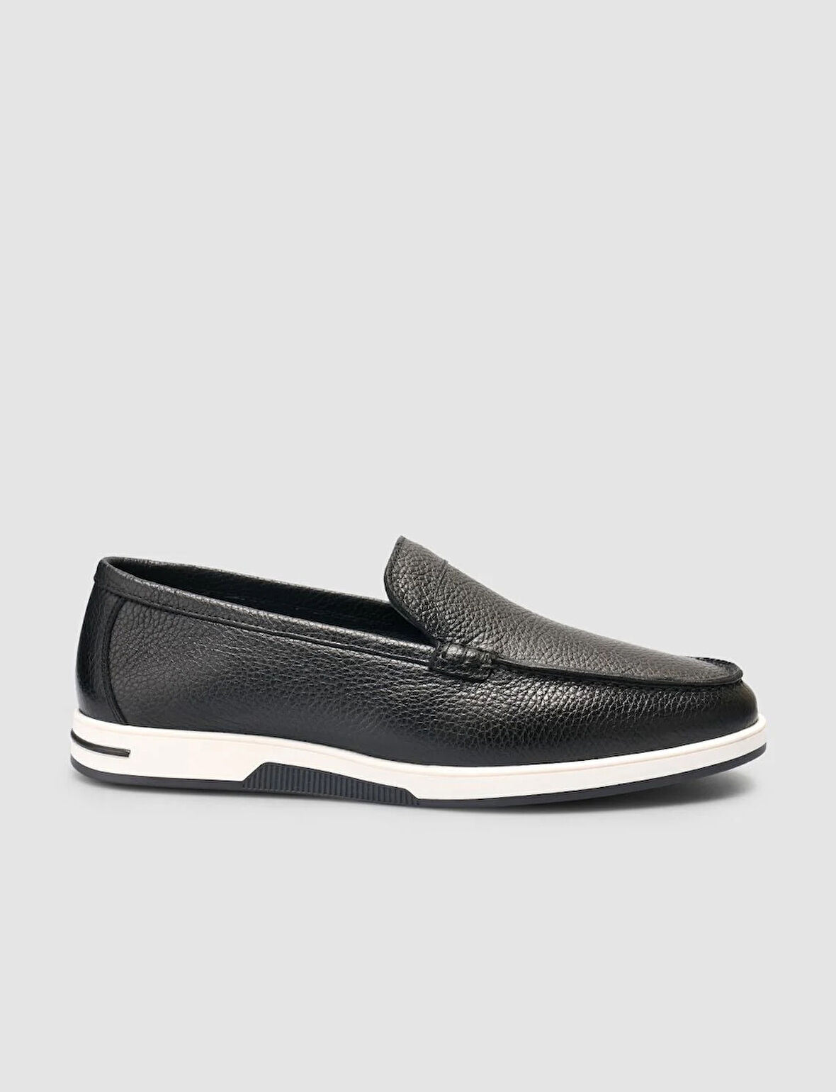 %100 Hakiki Deri Siyah Erkek Loafer