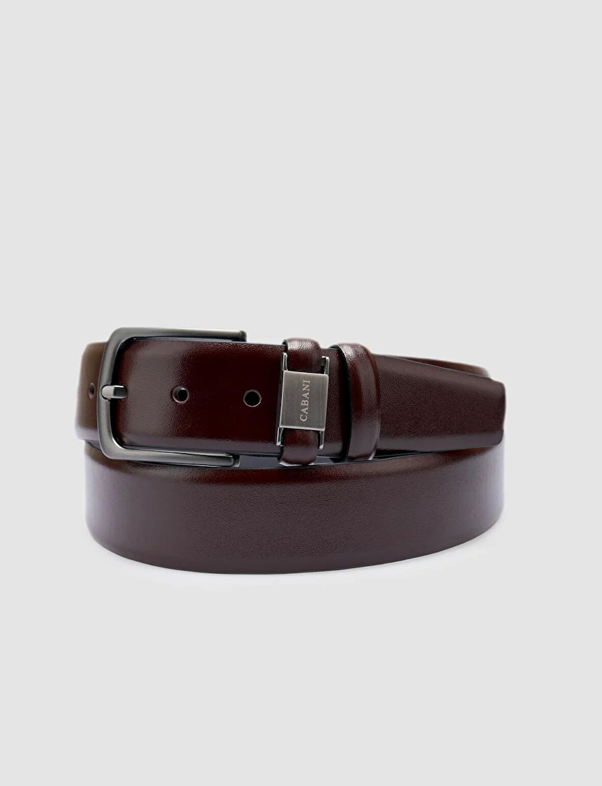Cabani %100 Hakiki Deri Kahverengi Erkek Klasik Kemer