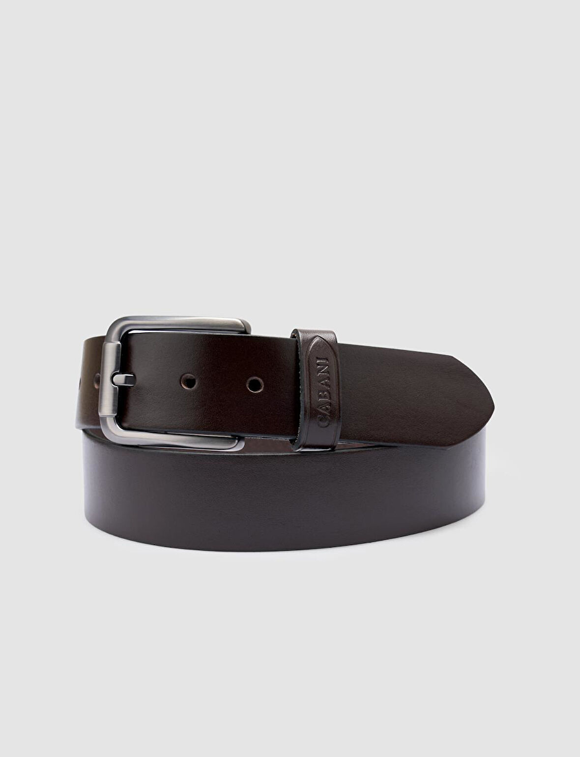 Cabani %100 Hakiki Deri Kahverengi Erkek Klasik Kemer