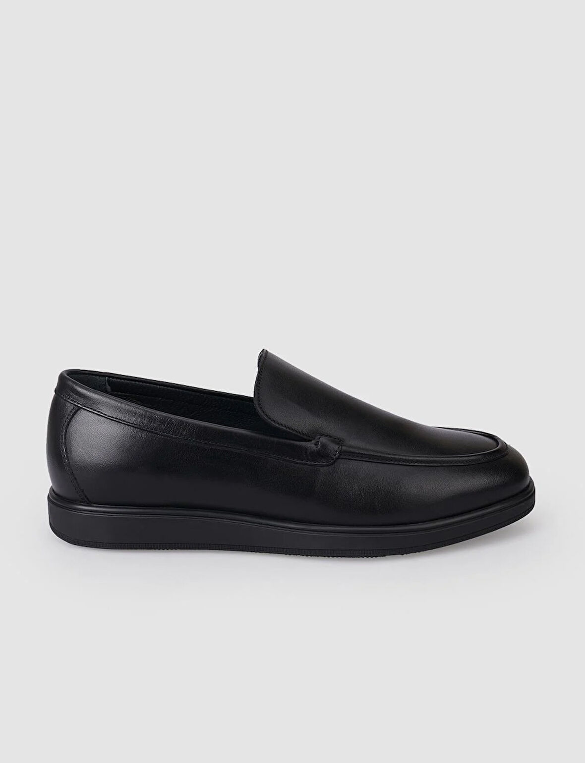 %100 Hakiki Deri Siyah Erkek Loafer