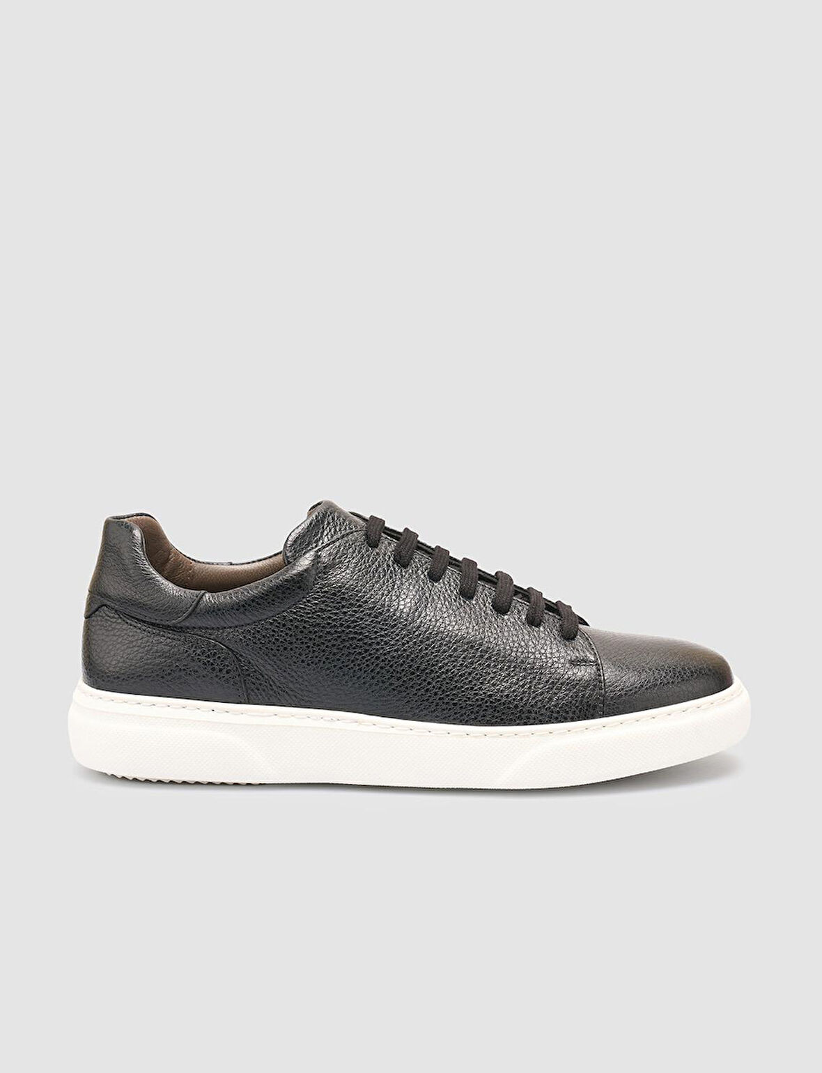 Cabani %100 Hakiki Deri Siyah Erkek Sneaker